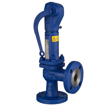 Spring-loaded safety valve Type 599B series 12.921 cast iron low-lifting flange
